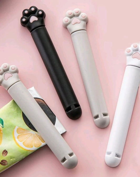 CLIPS PARA BOLSAS EN FORMA DE PATITA GATITO