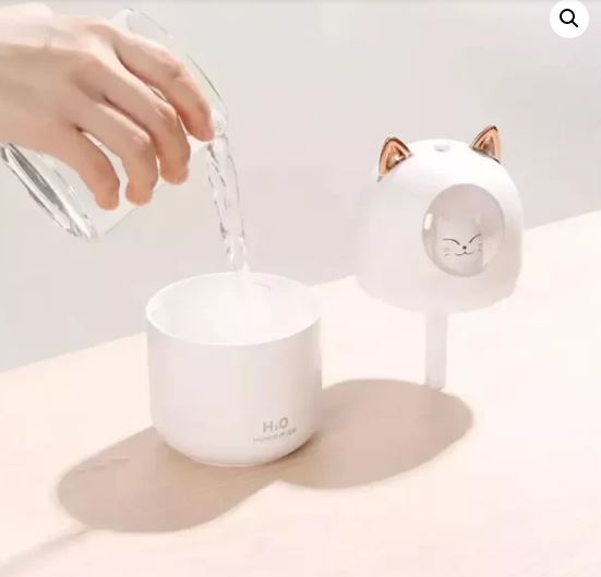 HUMIFICADOR O DIFUSOR DE AROMA EN FORMA DE GATITO
