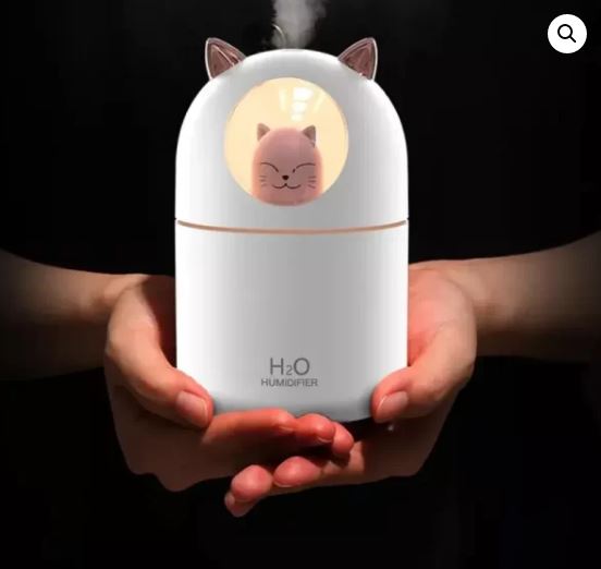 HUMIFICADOR O DIFUSOR DE AROMA EN FORMA DE GATITO